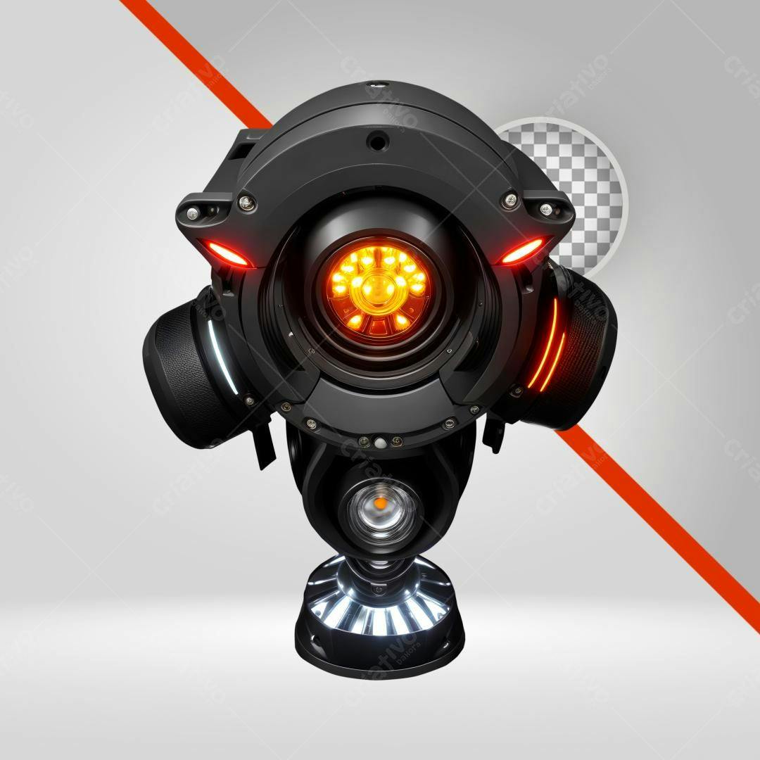 Icone Robô futurista PNG com fundo transparente