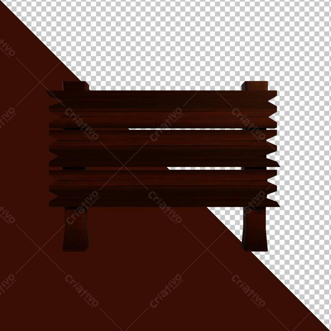 Selo 3D Madeira Marrom Escuro Placa