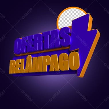 Ofertas relãmpago roxo