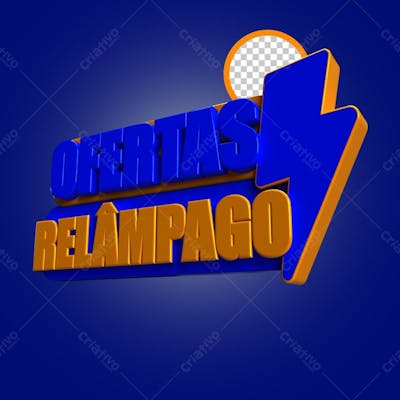 Ofertas Relãmpago Azul