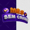 Mês sem crise roxo