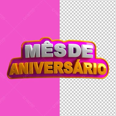 Mês de aniversário