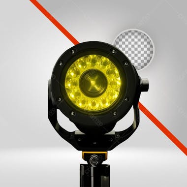 Lanterna refletor led para show luzes digital