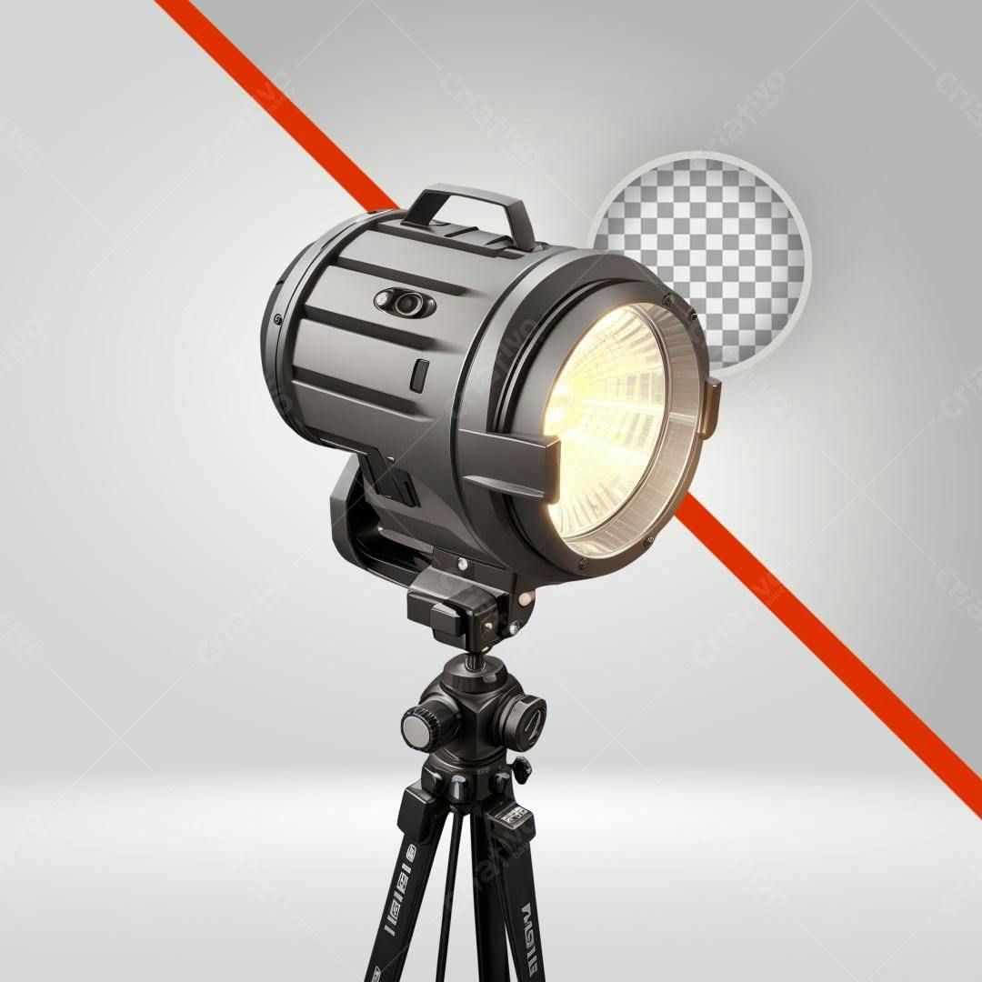 Icone de Holofote Profissional PNG com fundo transparente