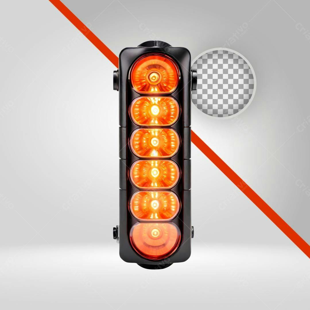 Icone Luzes de Sinalização Ambar PNG com fundo transparente