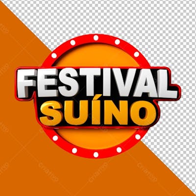 Festival Suíno Com Luz png
