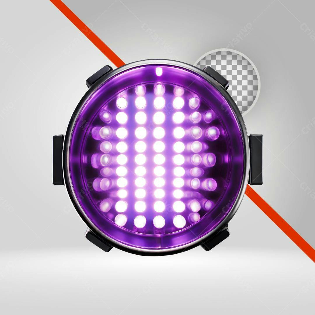 Icone Tecnologia Luz Roxa PNG com fundo transparente