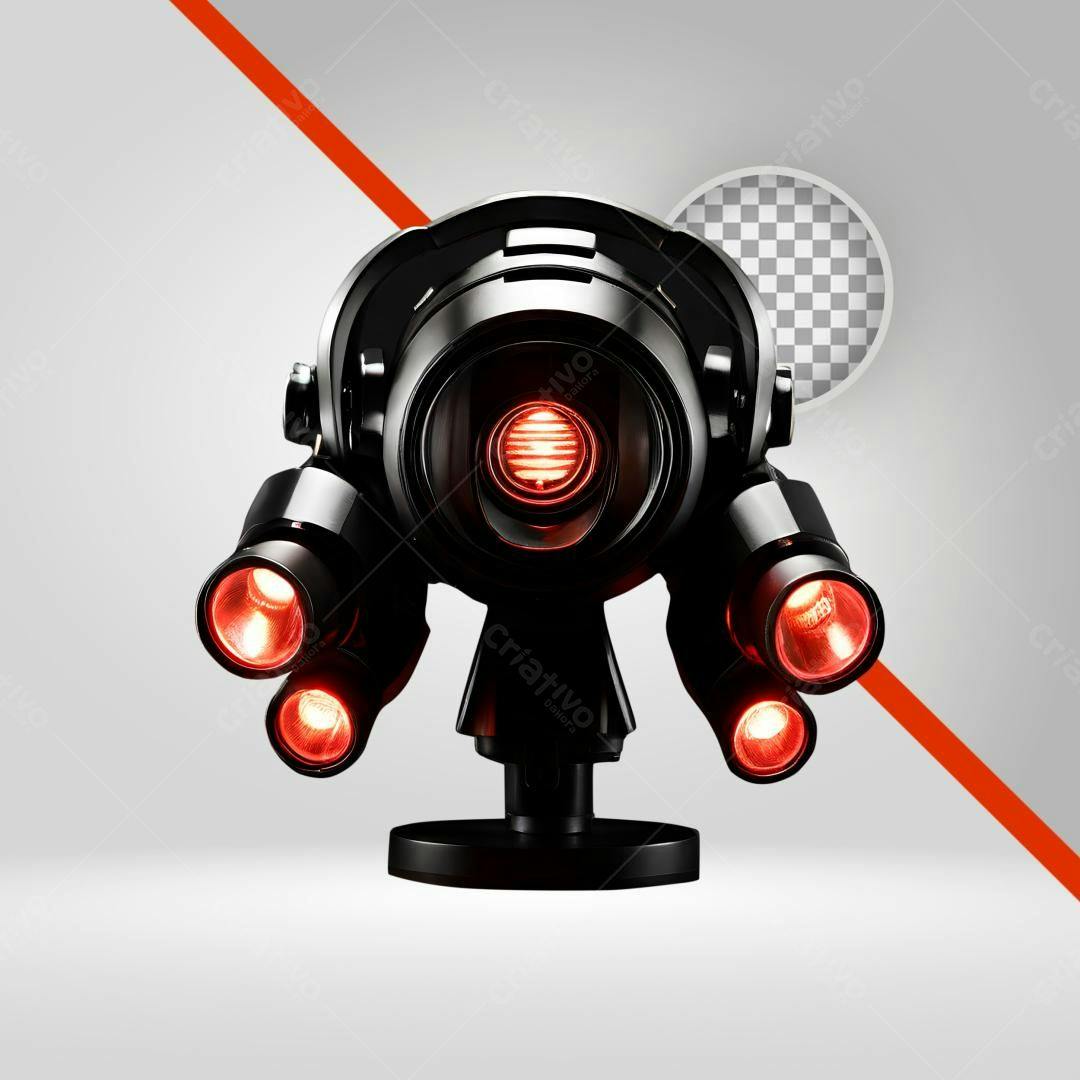 Icone Robô futurista PNG com fundo transparente