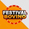 Festival bovino com luz