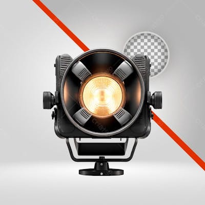 Refletor Com Suporte, Lâmpada Para Iluminação De Show png