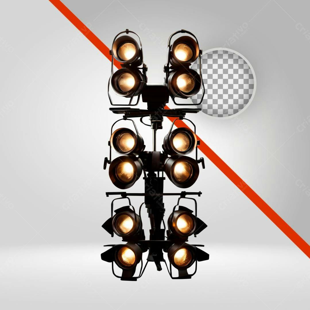 Icone Iluminação Palco PNG com fundo transparente