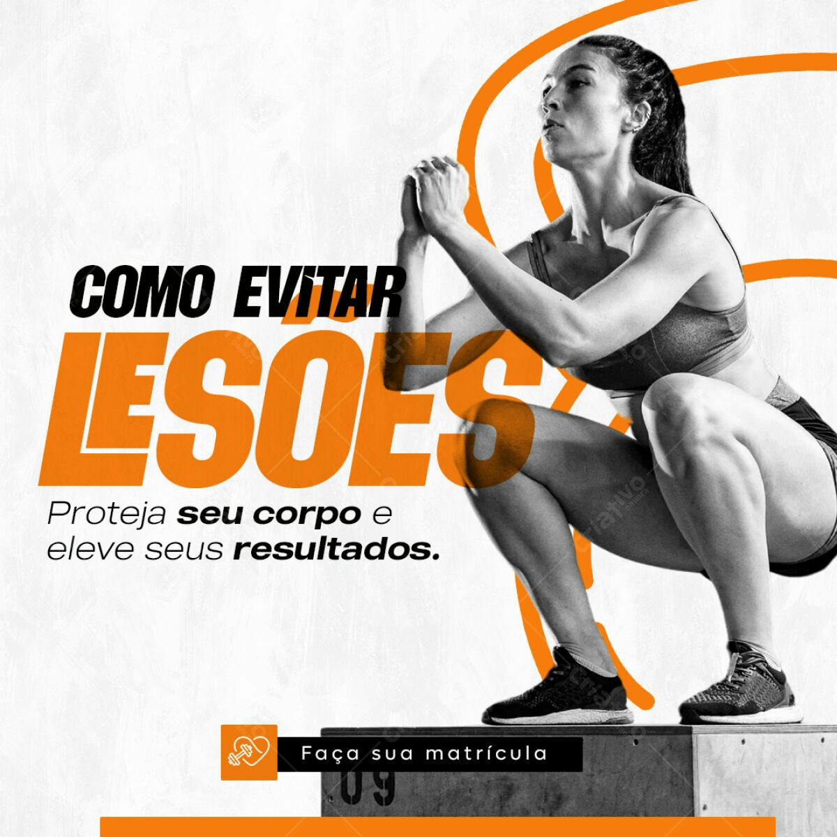 Postagem Instagram Academia PSD Editável