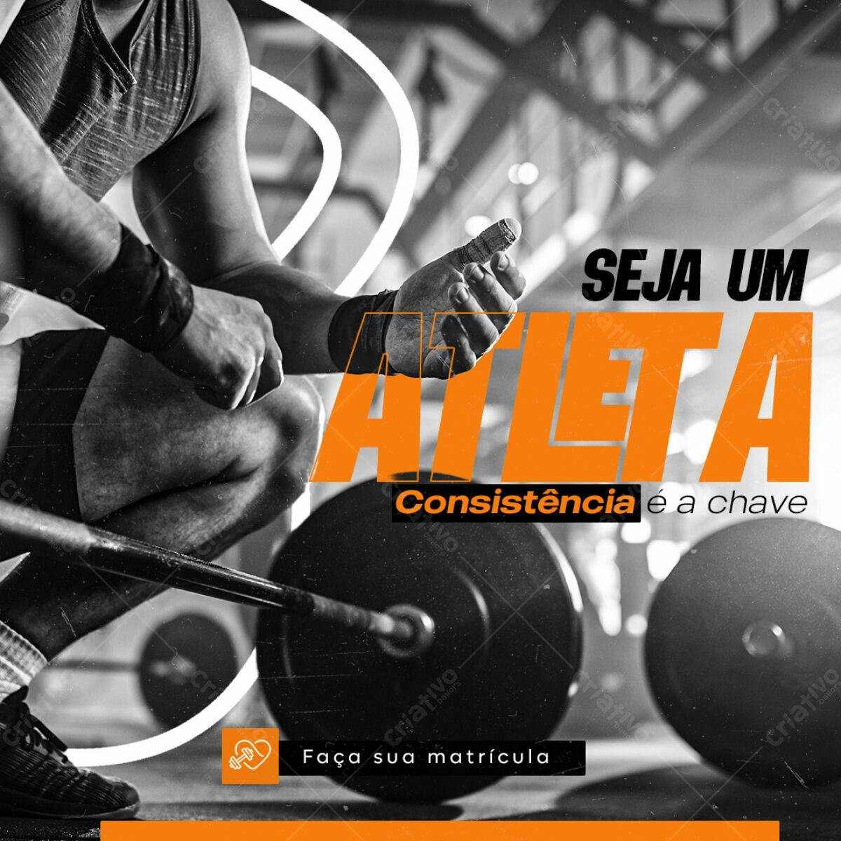 Post para Academia PSD Editável
