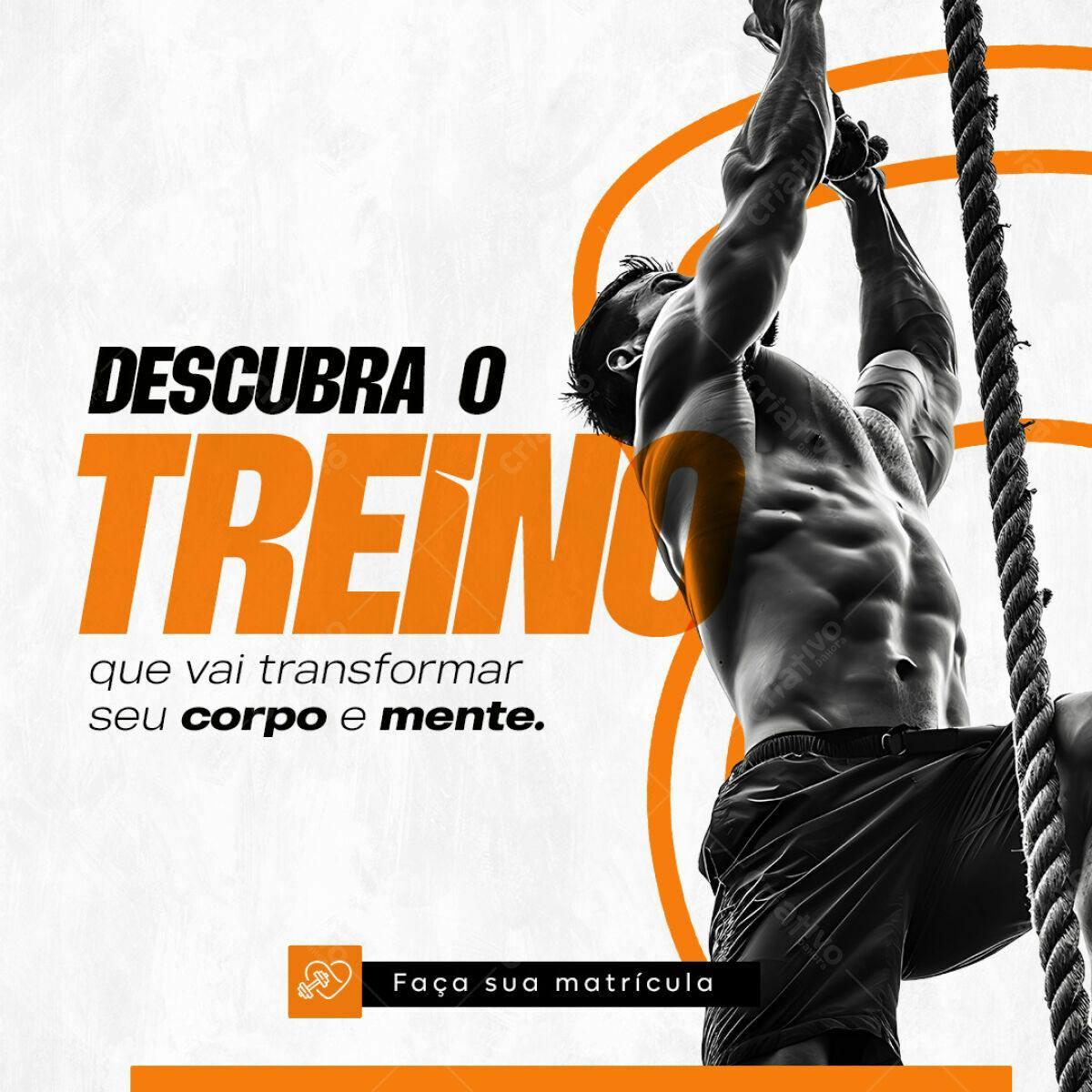 Post para Academia PSD Editável