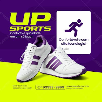 Feed Social Media Loja De Tênis Up Sports