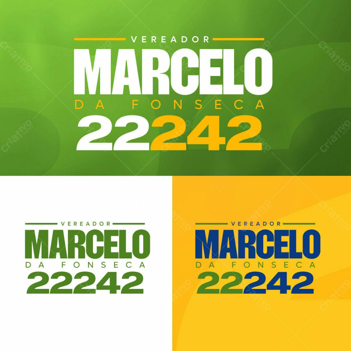 Material de Campanha para Vereador PSD Editável