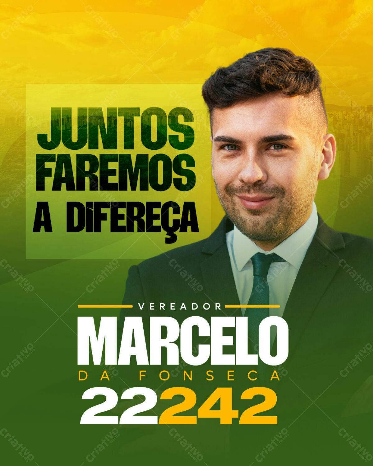 Flyer de Campanha Política PSD Editável
