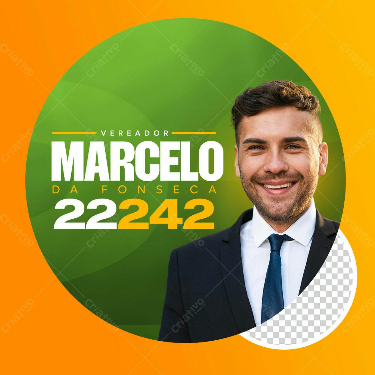 PSD para Campanha Política - Vereador PSD Editável