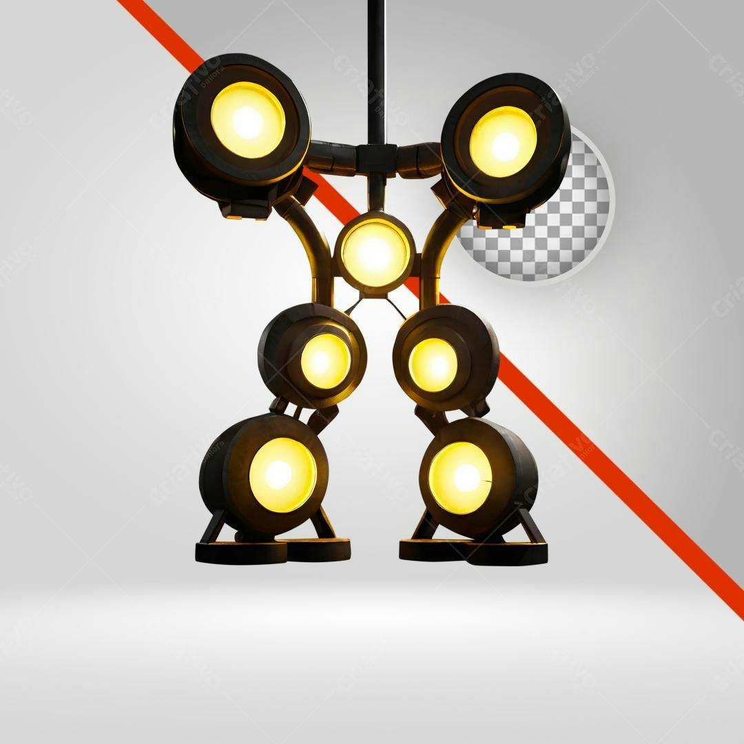 Icone Luminária Industrial PNG com fundo transparente