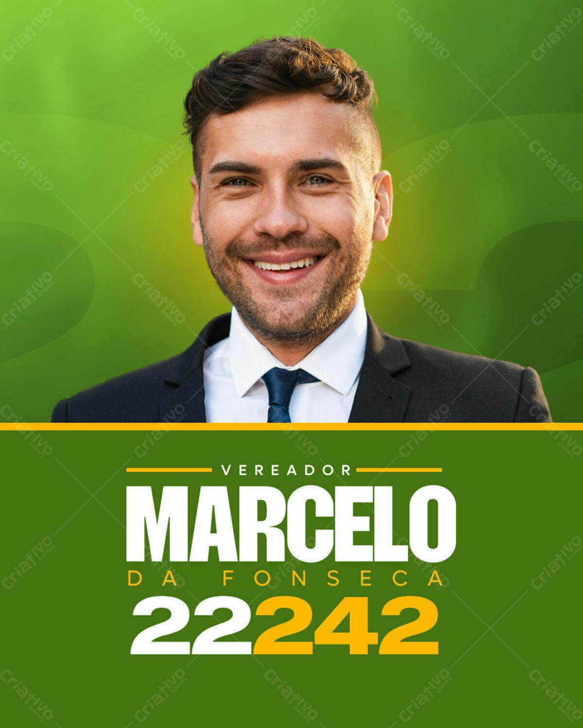 Material de Campanha para Vereador PSD Editável