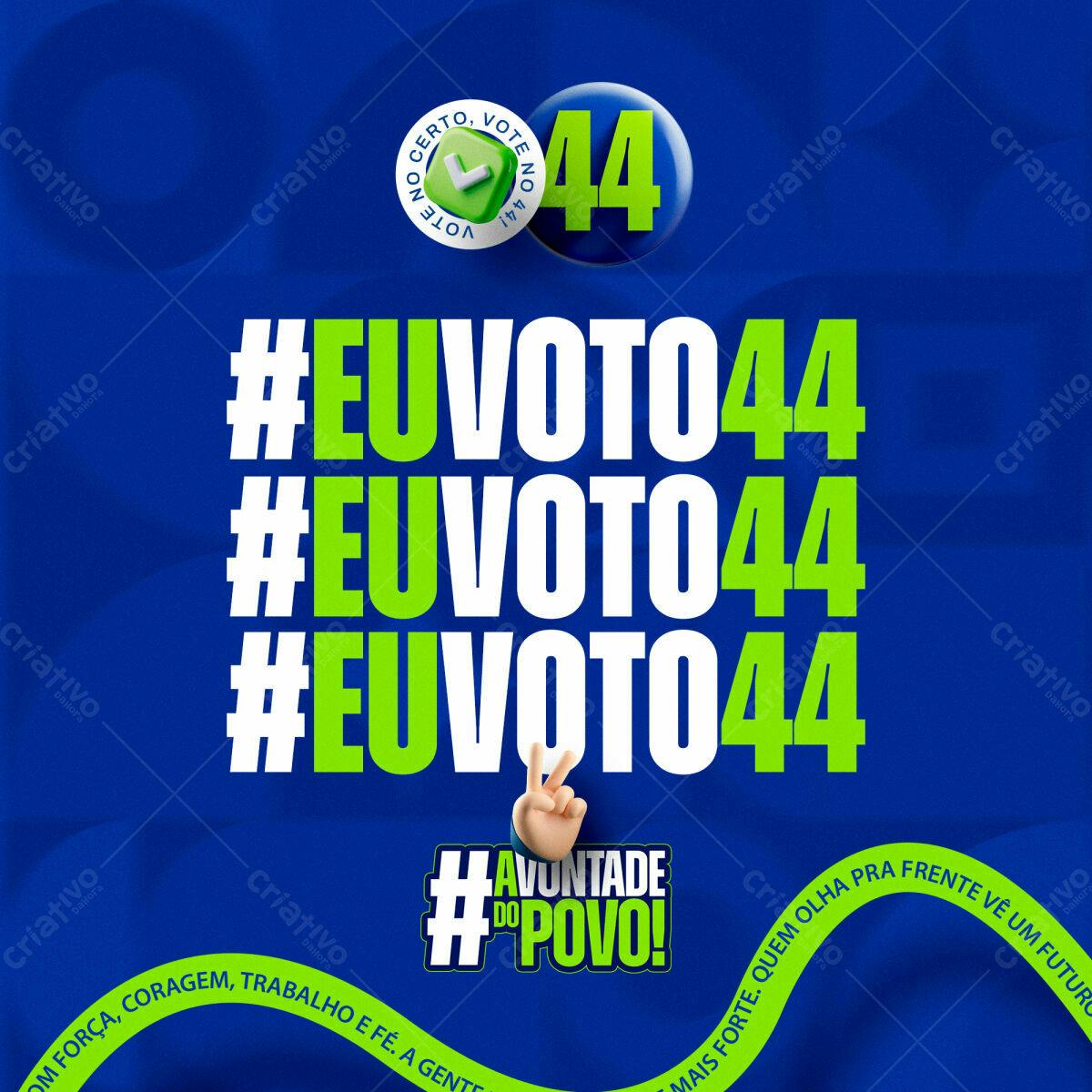 Postagem Eleições 44 PSD Editável
