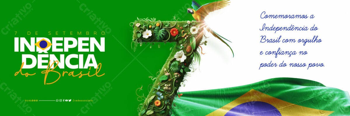 Banner 7 de Setembro PSD Editável