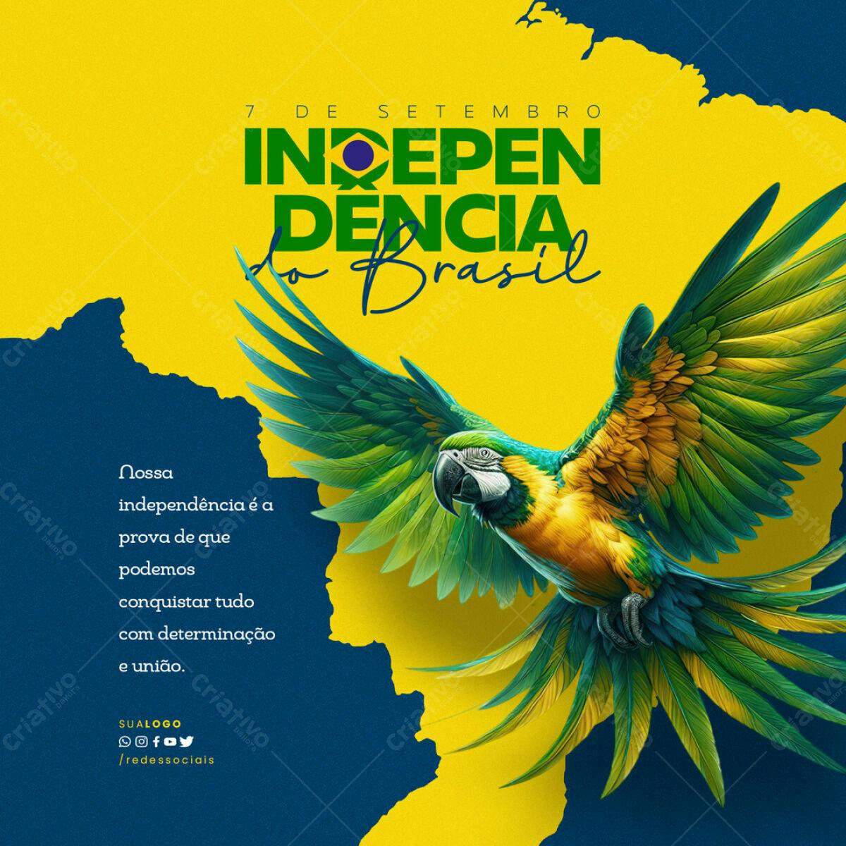 Flyer 7 de Setembro PSD Editável