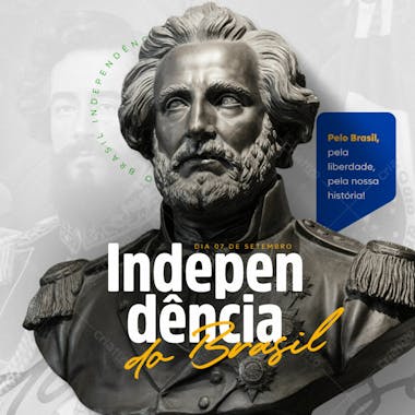 Independência do brasil dia 07 de setembro social media feed