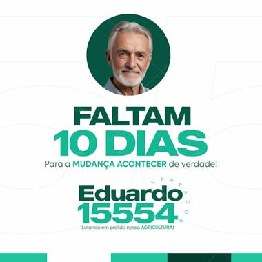 Eleições social media vereador contagem regressiva eleitoral feed