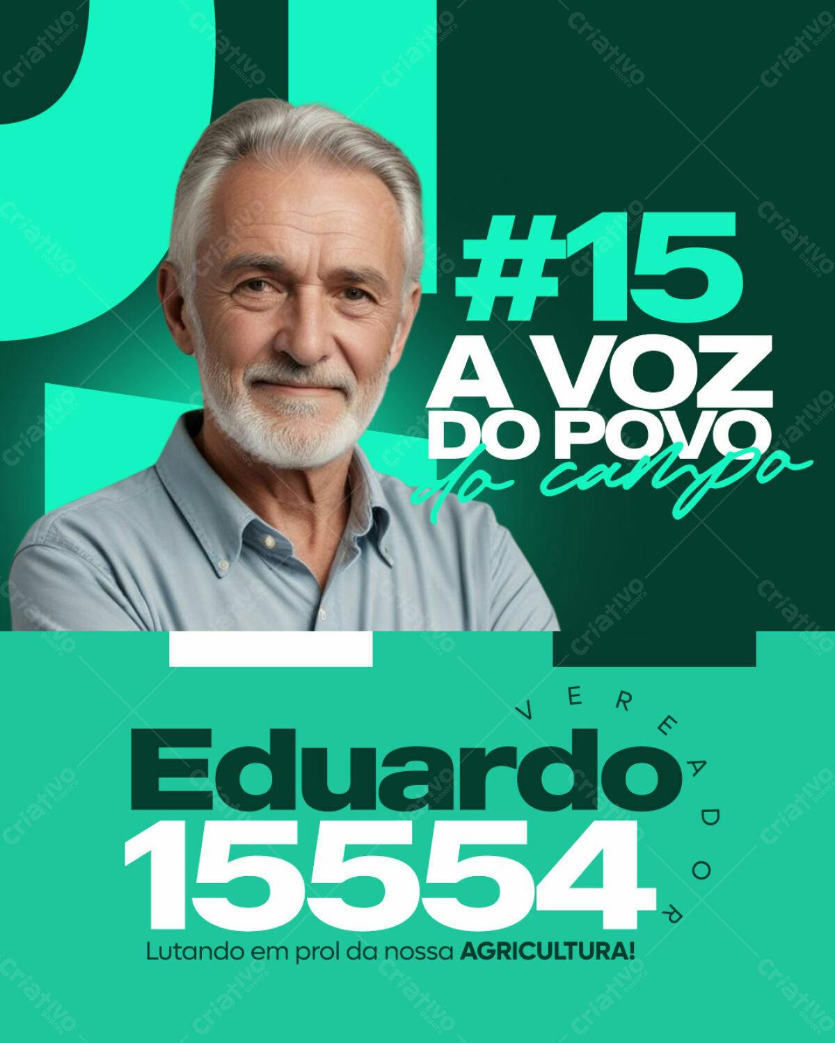 Postagem Eleições para Agricultura PSD Editável