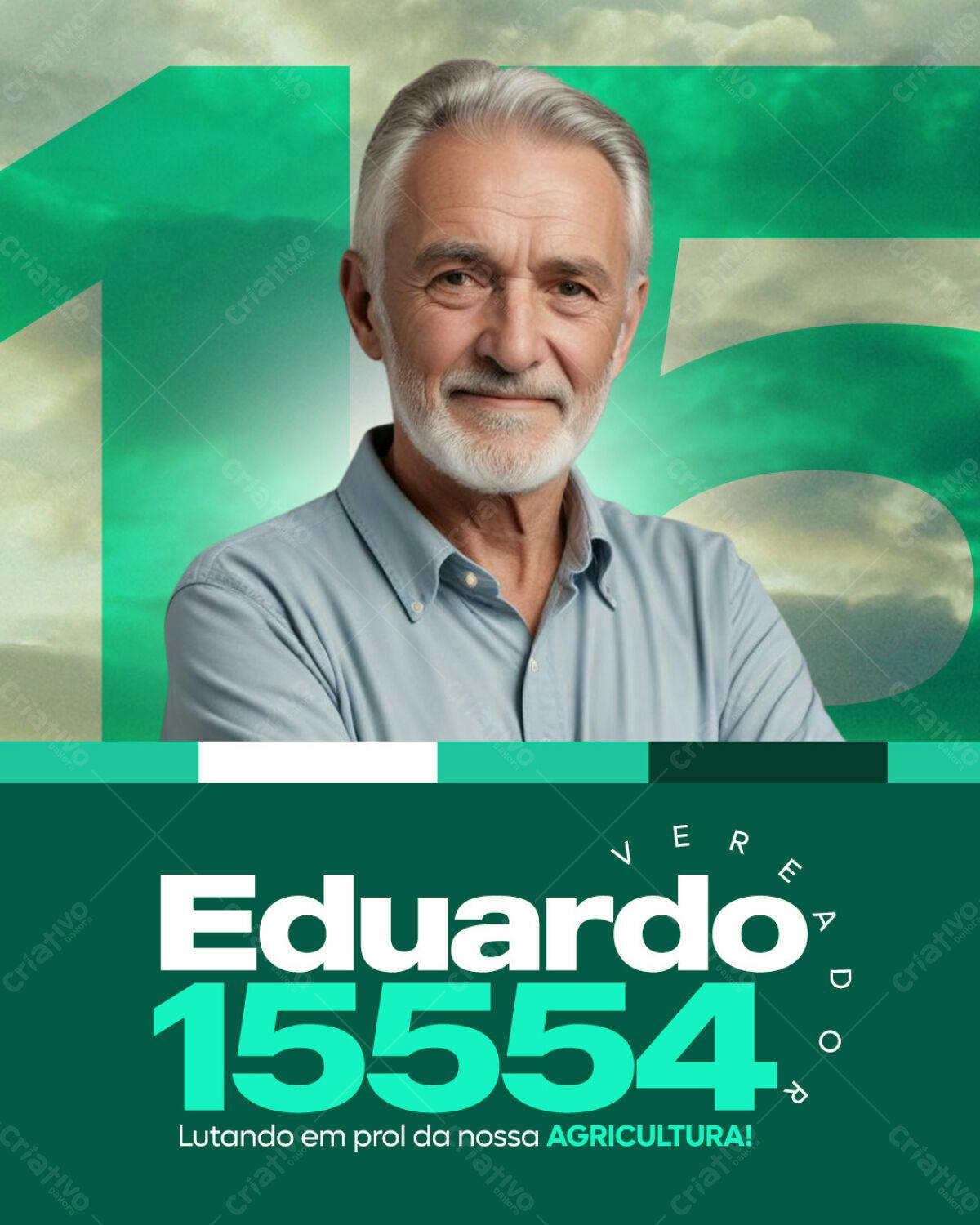 Flyer para Campanha Política PSD Editável