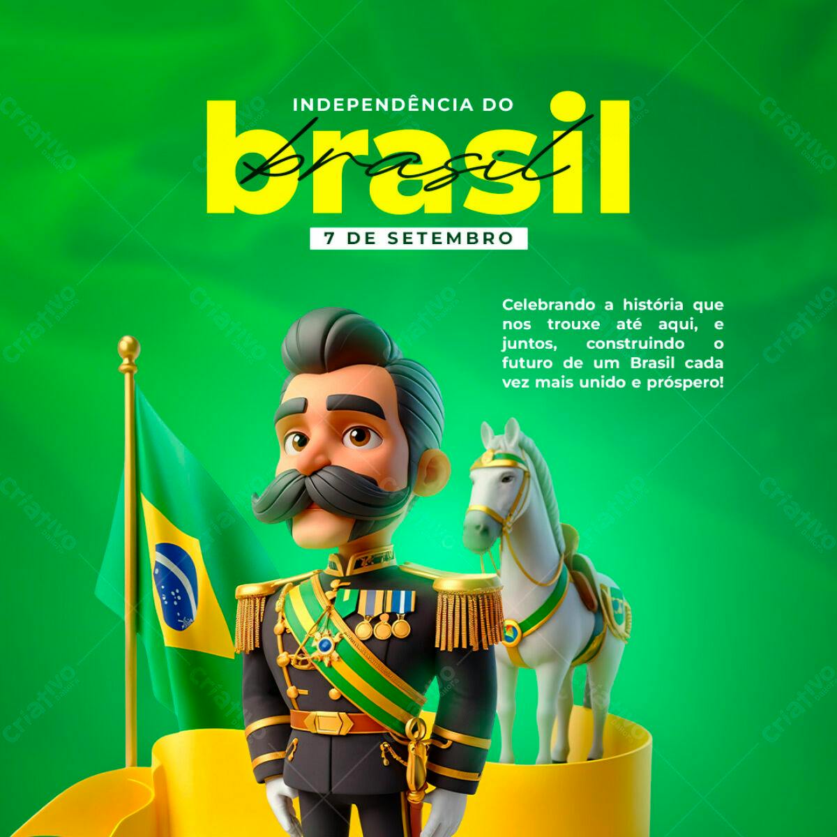 Flyer 7 de Setembro PSD Editável