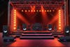 Stage performance lights background