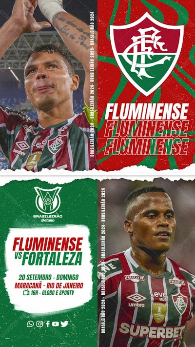 FLYER ESPORTIVO CAMPEONATO BRASILEIRO 2024 FLUMINENSE
