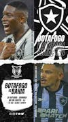 Flyer esportivo campeonato brasileiro 2024 botafogo