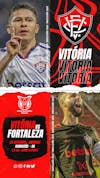 Flyer esportivo campeonato brasileiro 2024 vitória