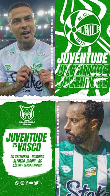 Flyer esportivo campeonato brasileiro 2024 juventude