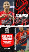 Flyer esportivo campeonato brasileiro 2024 athletico