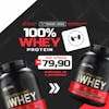 Supplement store social media instagram whey protein unmissable promotion