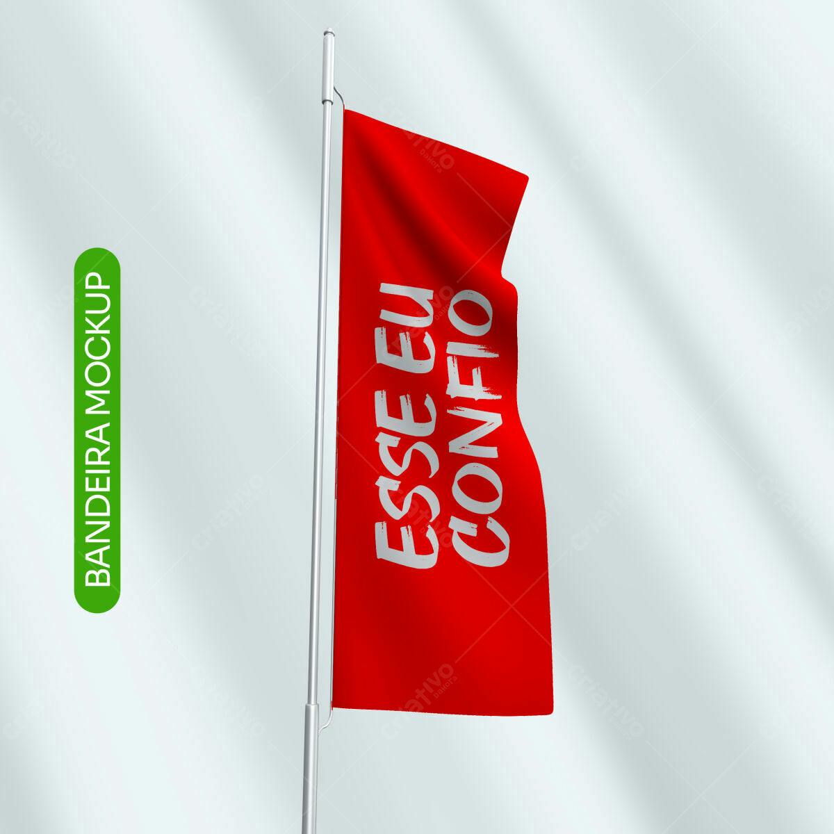 Bandeira para Propaganda PSD Editável