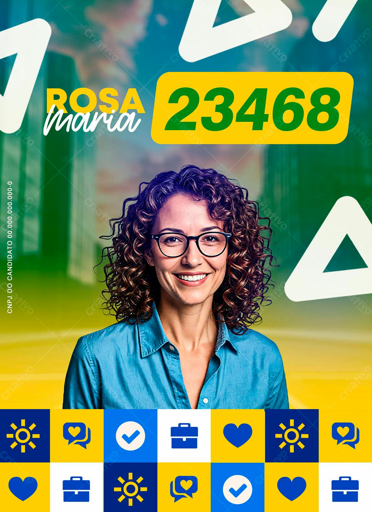Flyer para Campanha Política PSD Editável