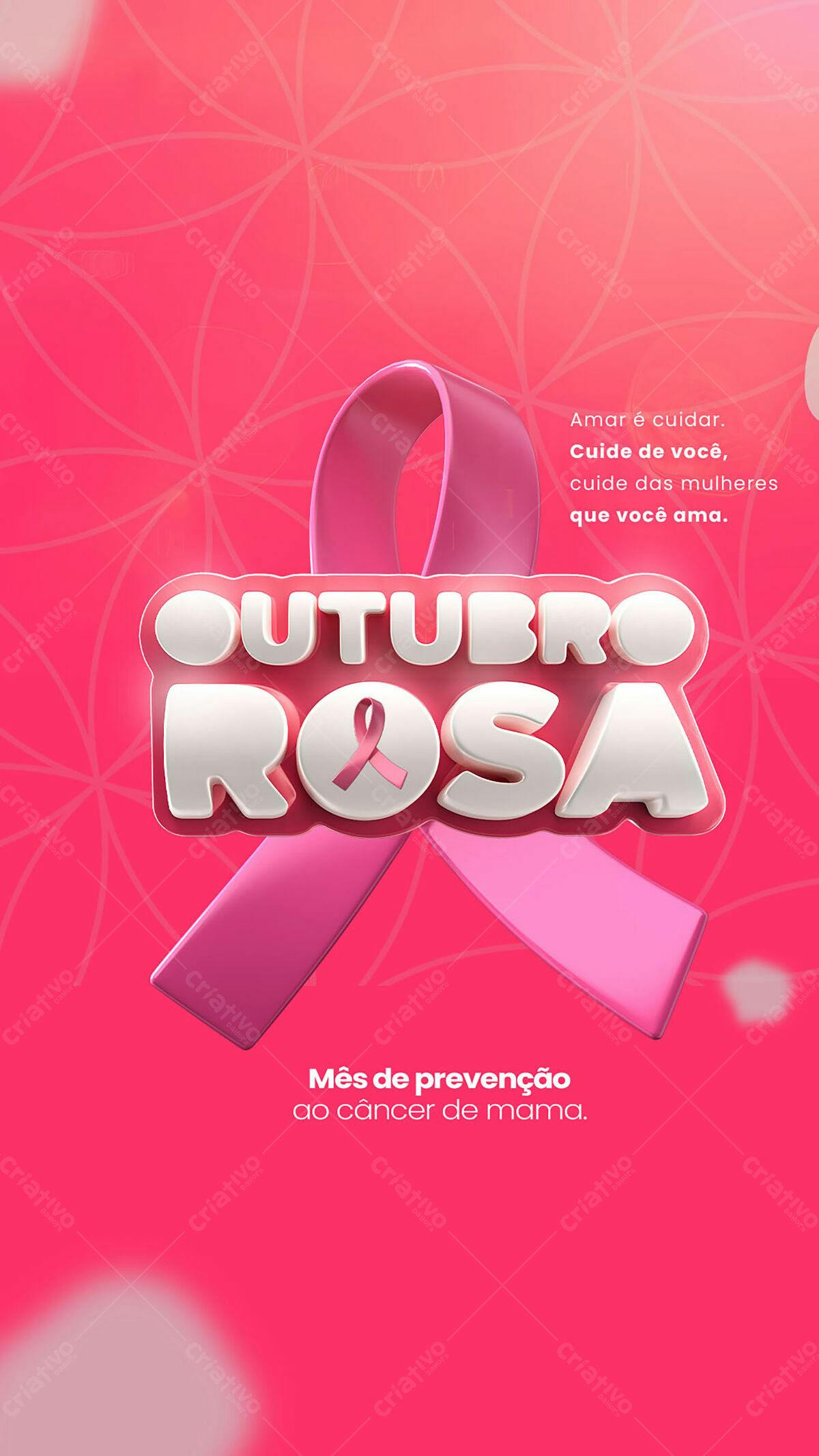 Outubro Rosa PSD Editável