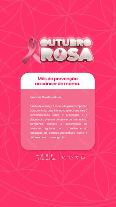 Outubro rosa prevenção contra o cancer 07