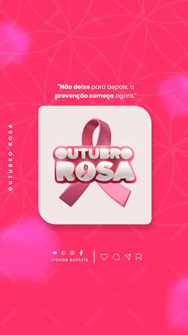 Outubro rosa prevenção contra o cancer 11