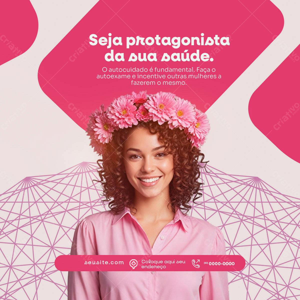 Outubro Rosa PSD Editável