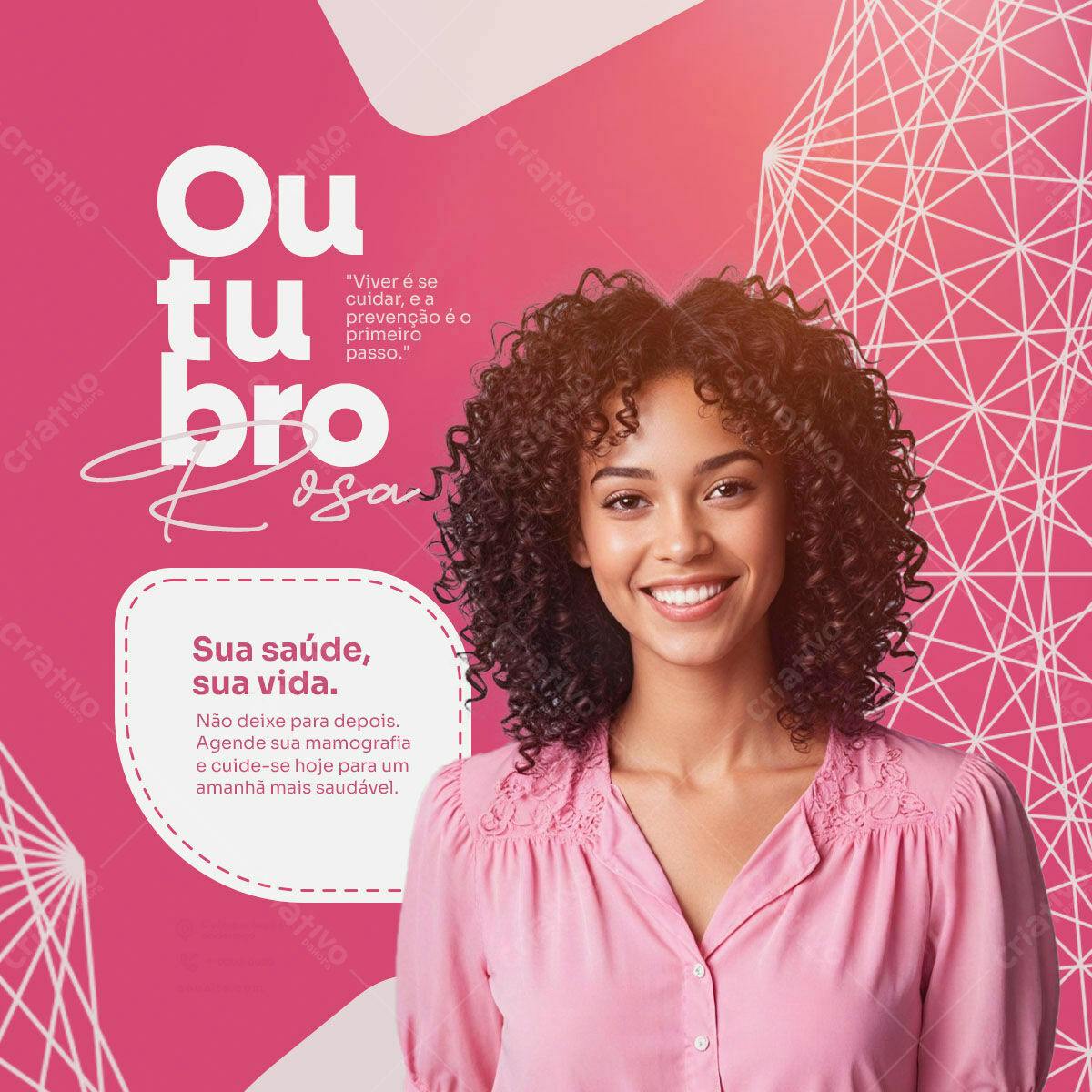 Outubro Rosa PSD Editável
