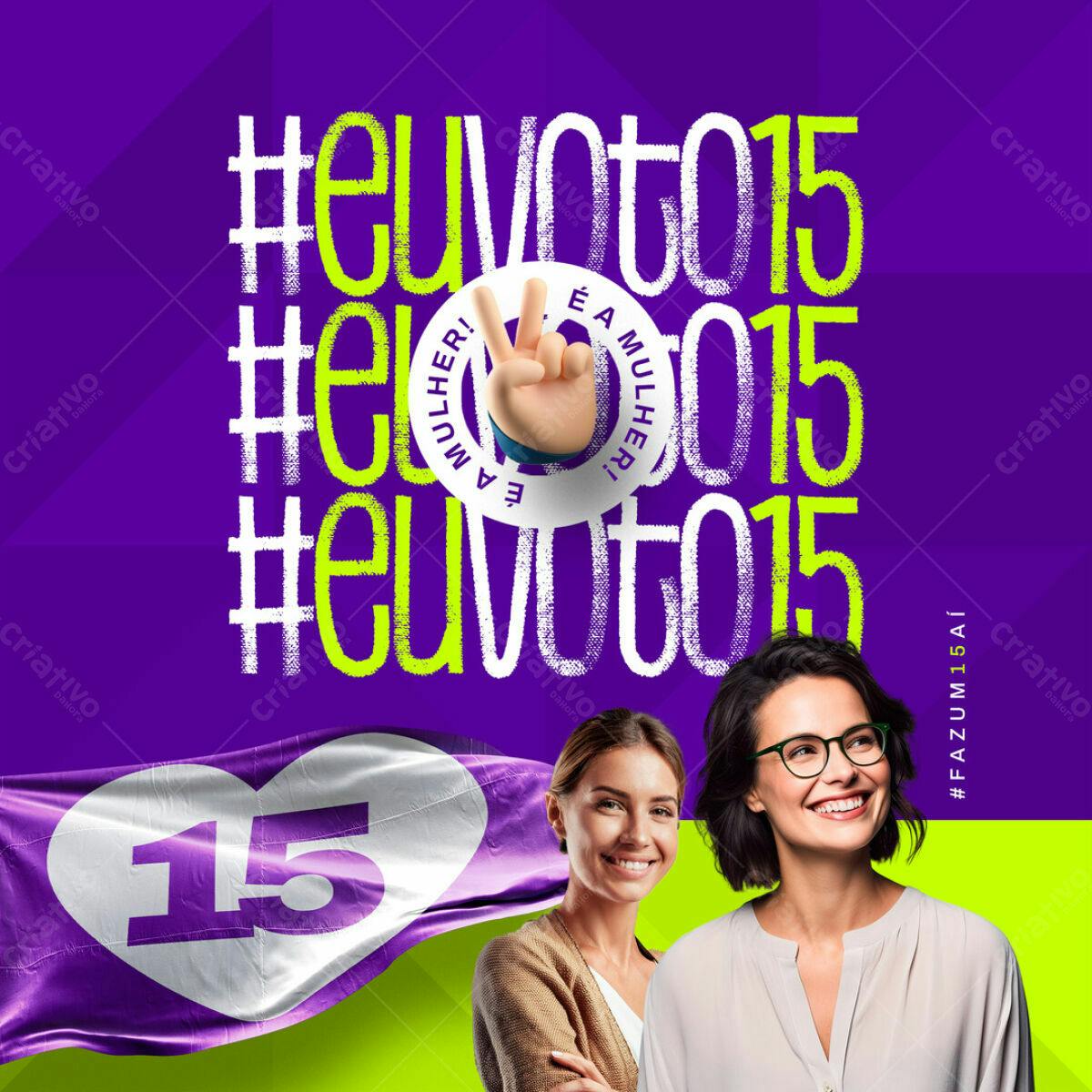 Flyer Dia Internacional da Mulher PSD Editável
