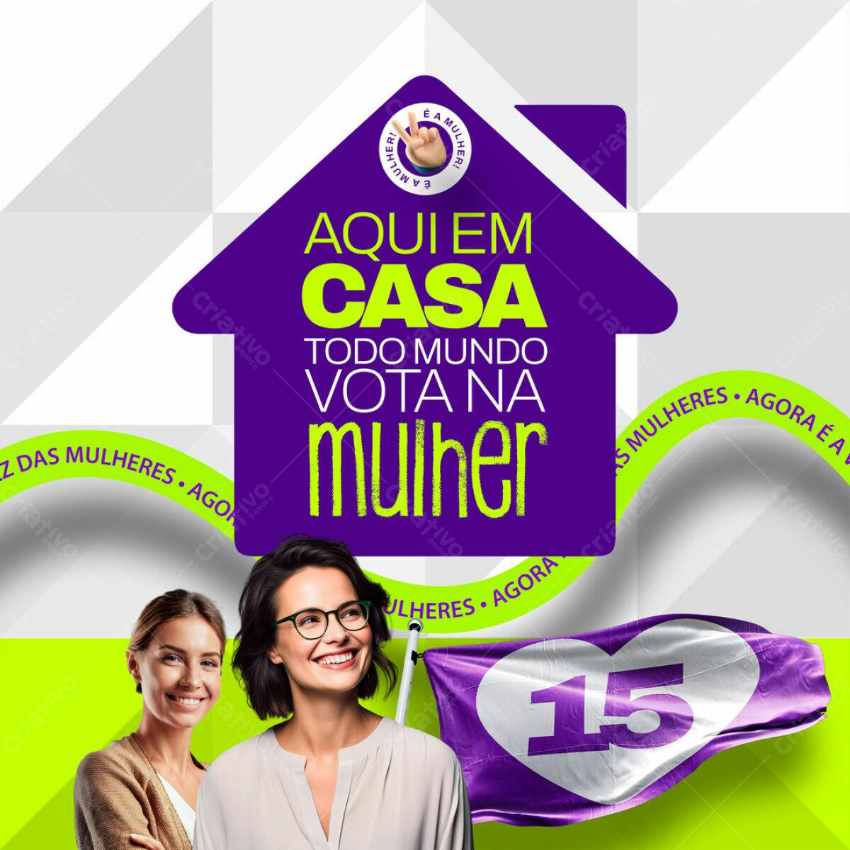Flyer Dia da Mulher PSD Editável