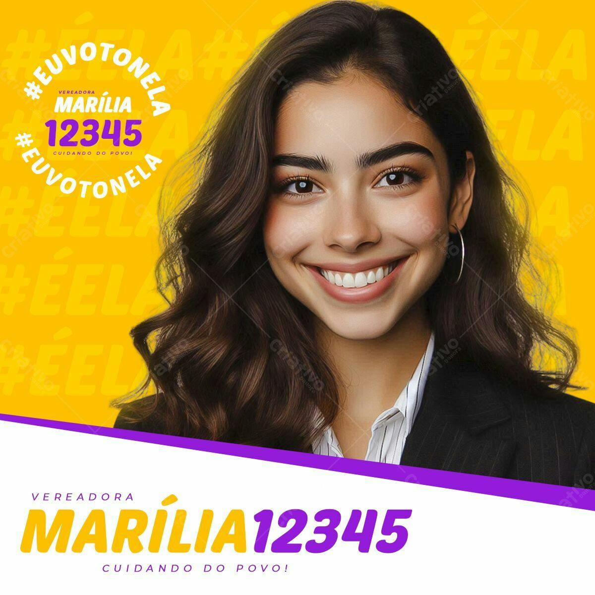 Flyer para Campanha Política PSD Editável