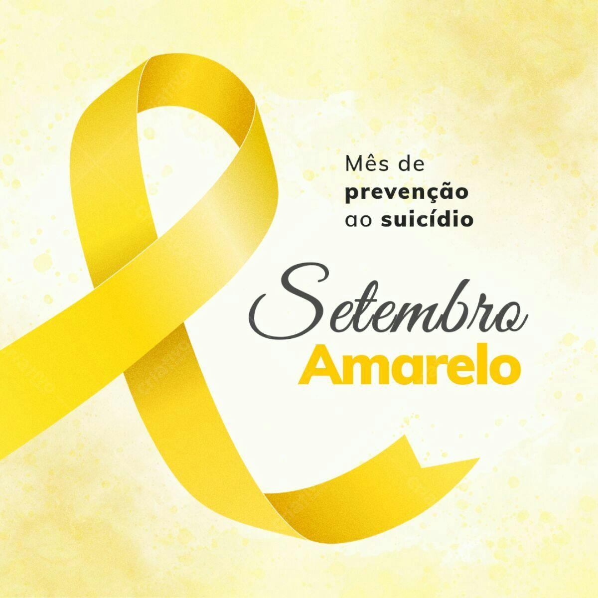 Imagem Setembro Amarelo PSD Editável